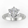 1/2 carat diamond semi mount
