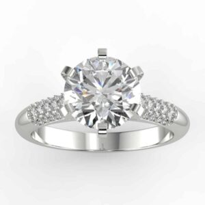1/2 carat diamond semi mount