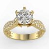1/2 carat diamond semi mount