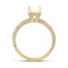 1/2 carat diamond hidden halo semi mount