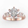 3/4ct diamond semi mount