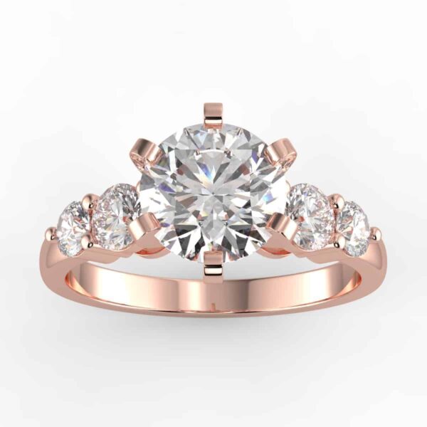 3/4ct diamond semi mount
