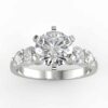 3/4ct diamond semi mount