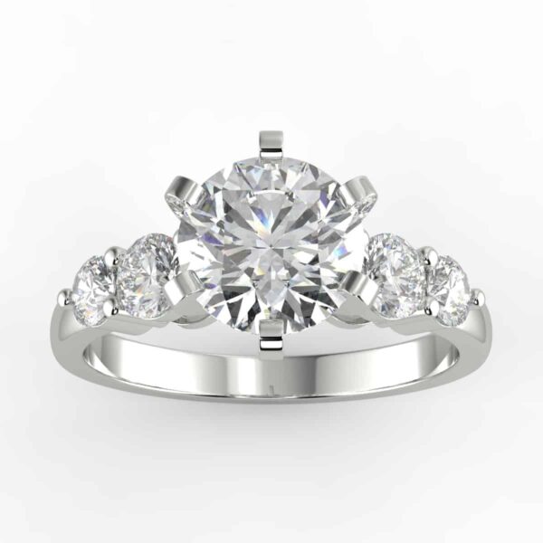 3/4ct diamond semi mount