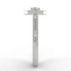 1/2ct diamond halo ring in 10k gold $599