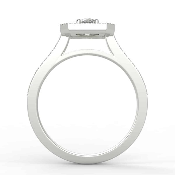 1/2ct diamond halo ring in 10k gold $599