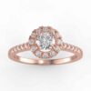 1/2ct diamond halo ring *with center diamond*
