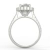 5/8 carat diamond halo semi mount