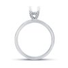 1/10ct hidden halo semi mount
