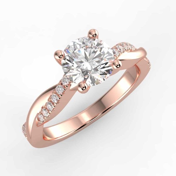 1/10ct diamond semi mount