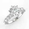2/5 carat diamond semi mount
