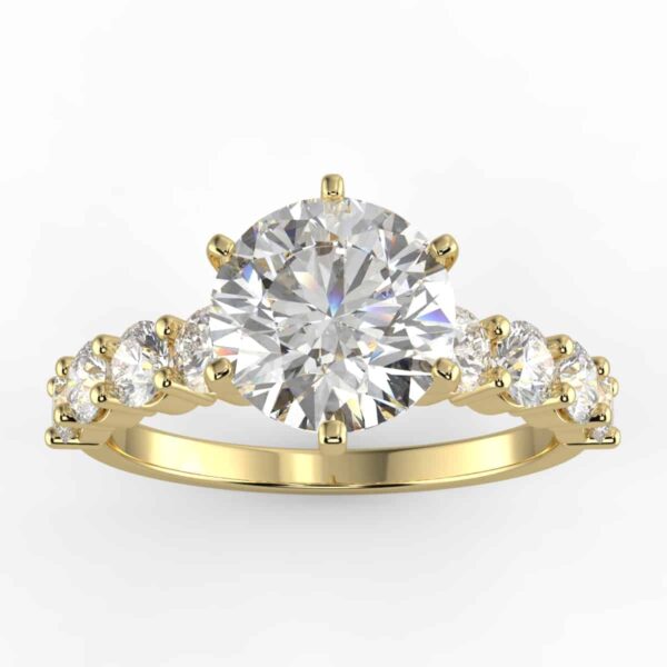2/5 carat diamond semi mount