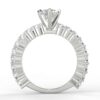 7/8 carat diamond semi mount in your choice of metal.