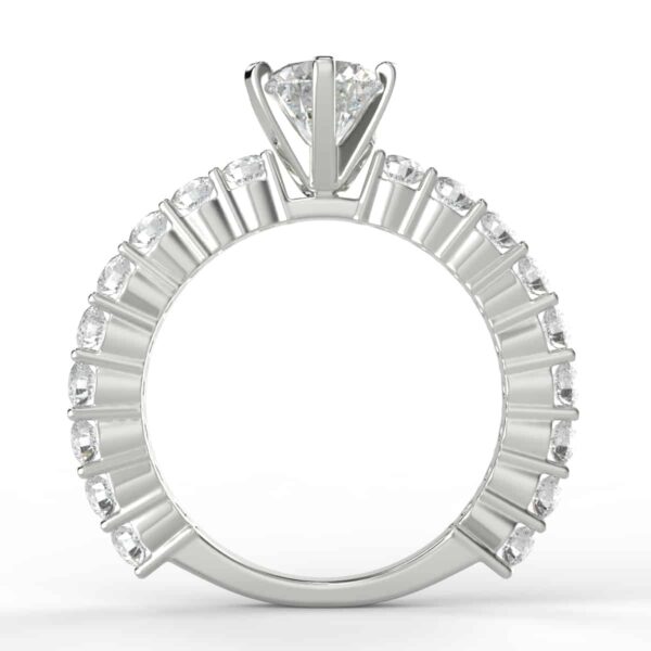 7/8 carat diamond semi mount in your choice of metal.
