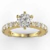 7/8 carat diamond semi mount in your choice of metal.