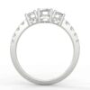 three stone diamond ring 1.2 ct