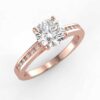 1/4 carat diamond semi mount