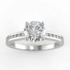 1/4 carat diamond semi mount