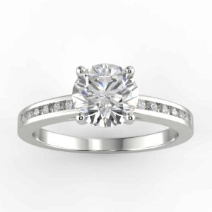 1/4 carat diamond semi mount