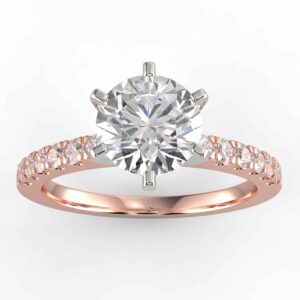 1/5ct diamond semi mount