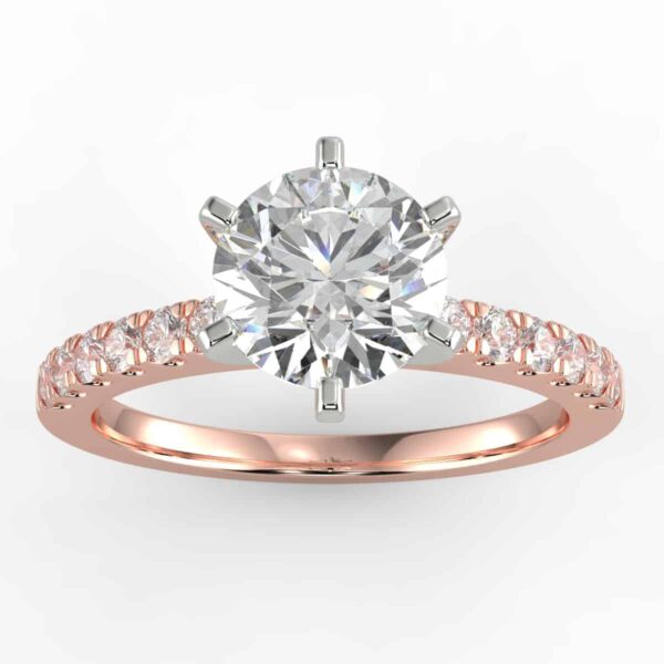 1/5ct diamond semi mount