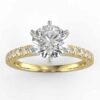 1/5ct diamond semi mount