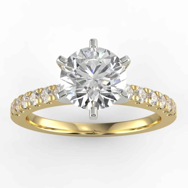 1/5ct diamond semi mount