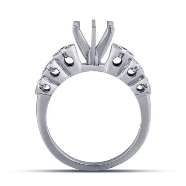 5/8 carat diamond semi mount