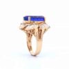 17 carat tanzanite ring in 14k gold