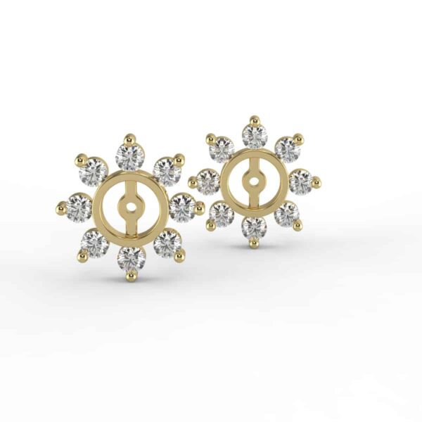 5/8 carat diamond earring jackets