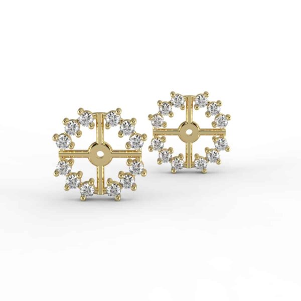 1/2 carat diamond earring jackets