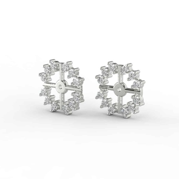 1/2 carat diamond earring jackets