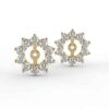 1 3/4 carat diamond earring jackets