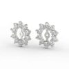 1 3/4 carat diamond earring jackets
