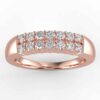 1/2 carat diamond anniversary ring in your choice of metal.