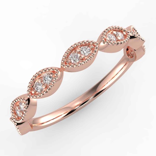 anniversary diamond stackable ring