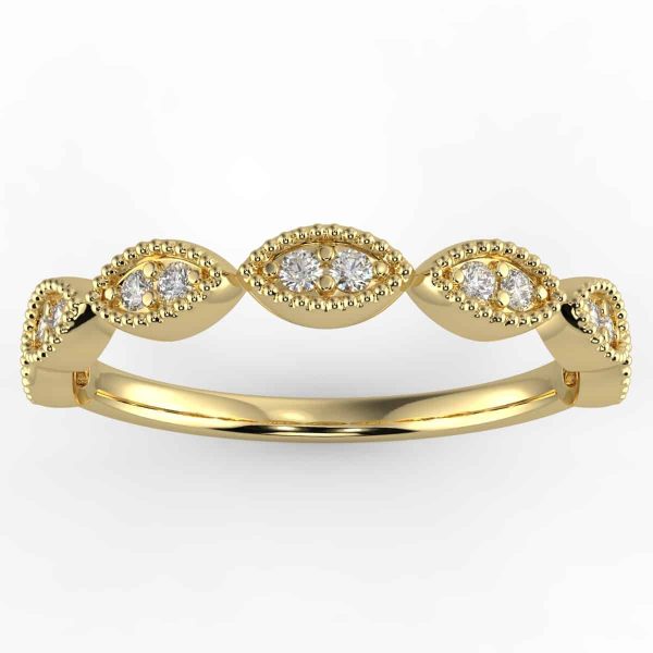 anniversary diamond stackable ring