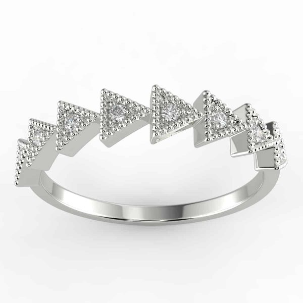 stackable diamond anniversary band