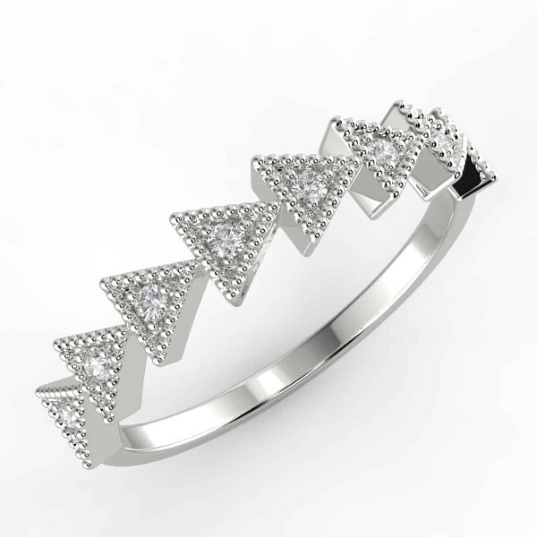 stackable diamond anniversary band