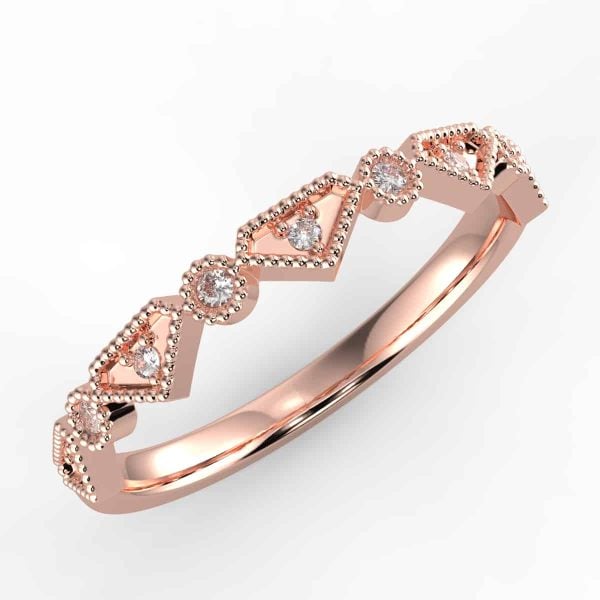 stackable diamond anniversary band