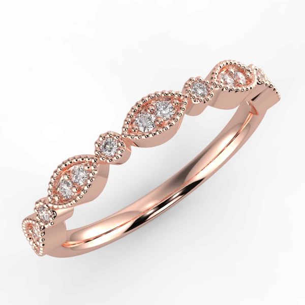 diamond stackable anniversary band