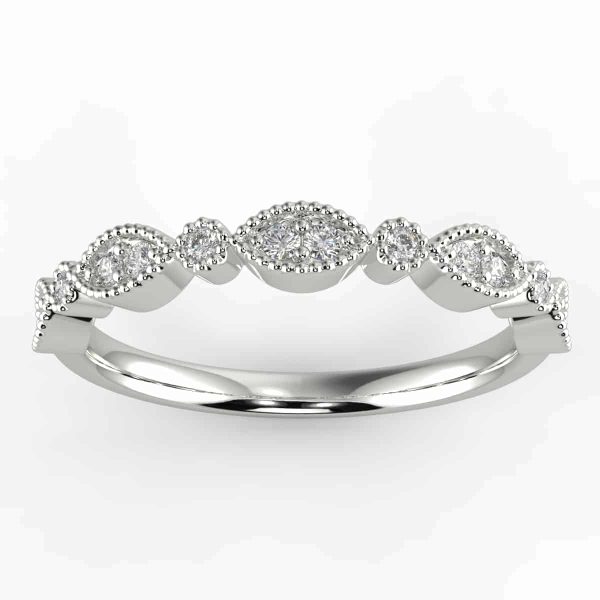 diamond stackable anniversary band
