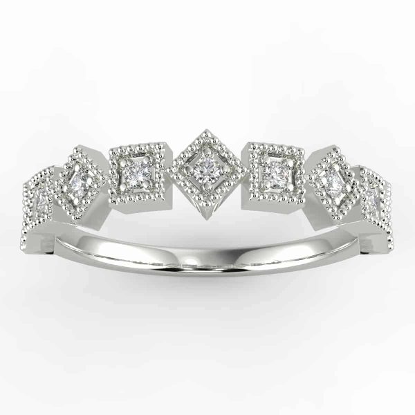 stackable diamond anniversary ring