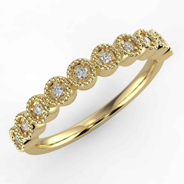 diamond stackable anniversary ring
