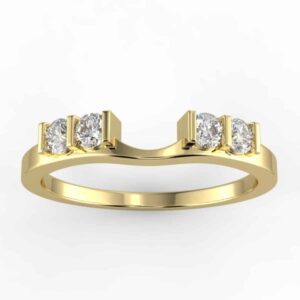 1/4 carat diamond ring wrap