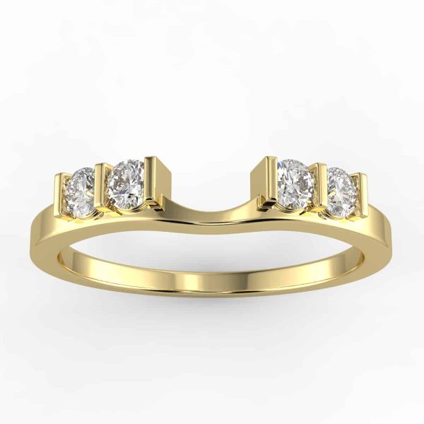1/4 carat diamond ring wrap