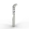 1/3ct diamond curved anniversary band
