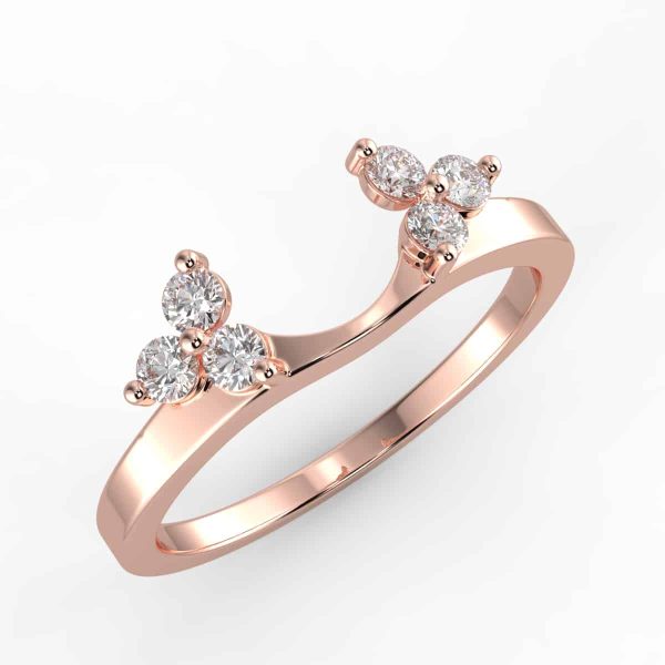 1/4 carat diamond ring wrap