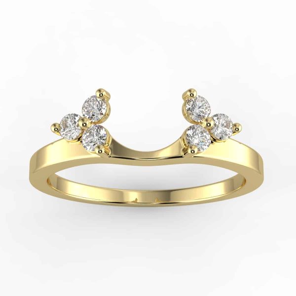1/4 carat diamond ring wrap