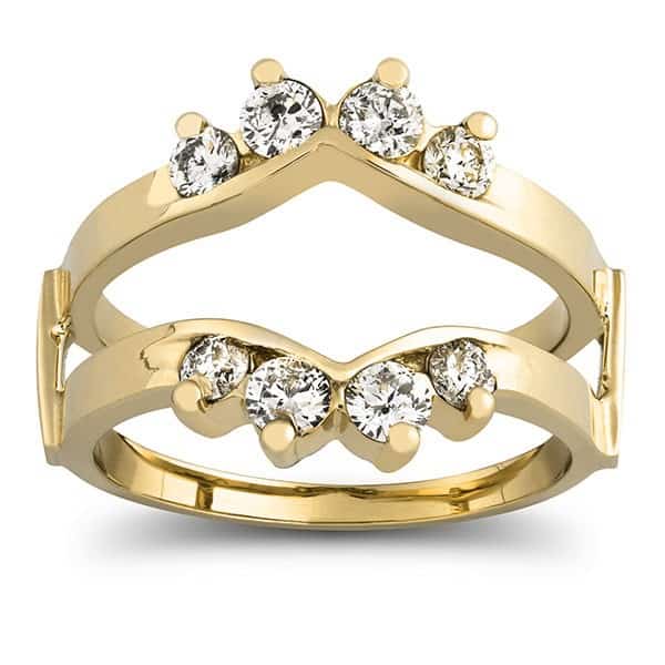 4/5 carat diamond ring guard